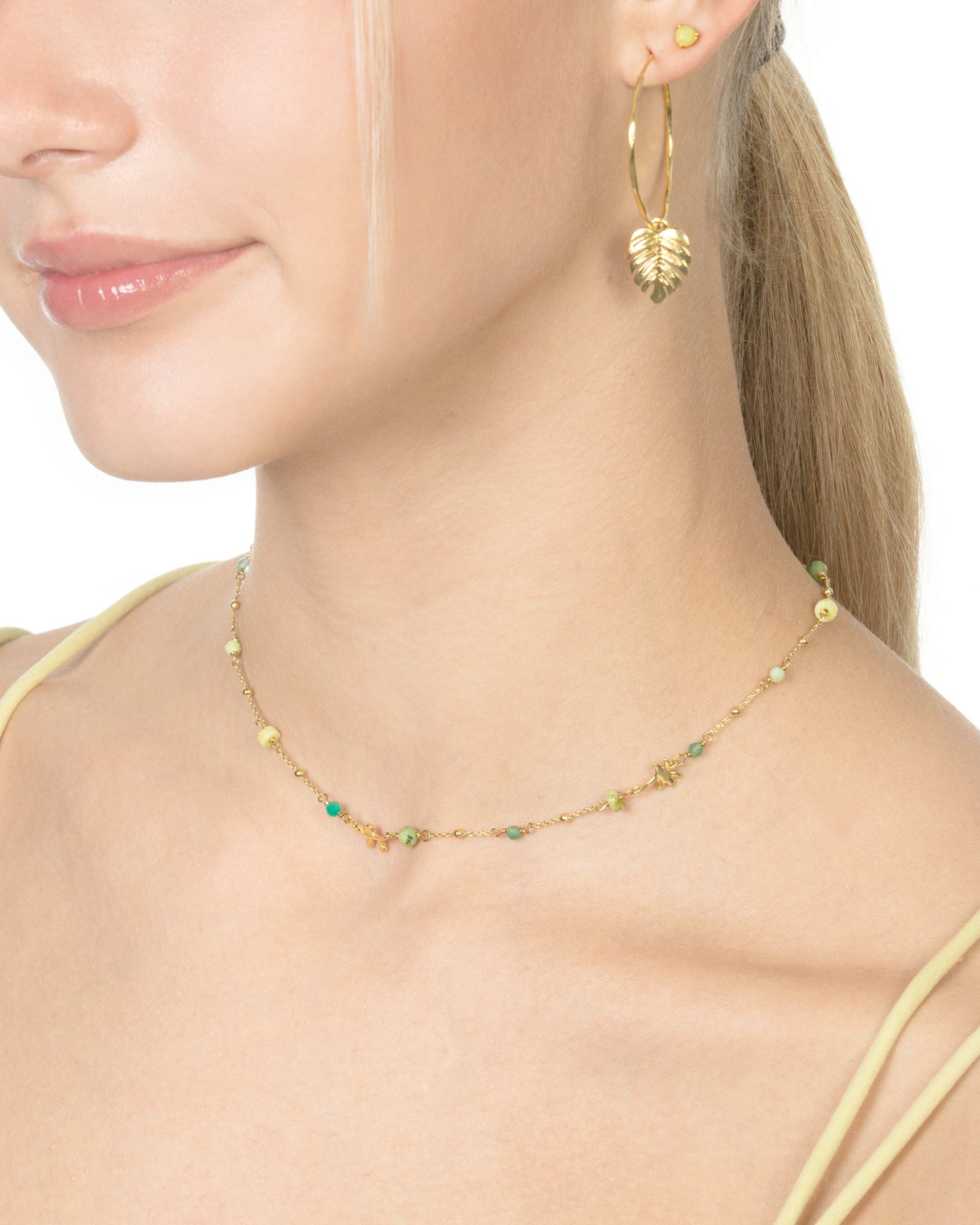 ALOHA GARDEN CHARM NECKLACE