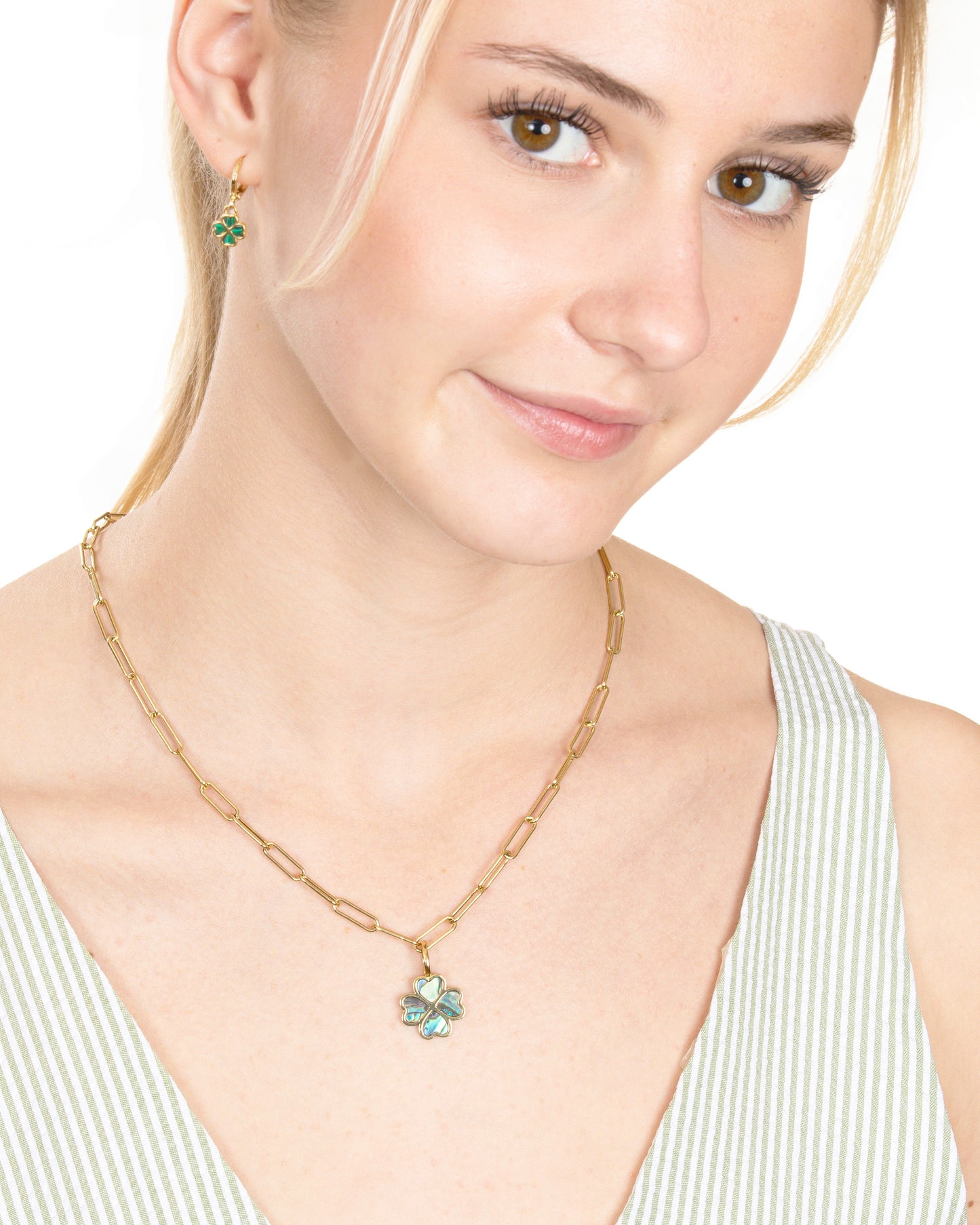 CONVERTIBLE PAPERCLIP NECKLACE