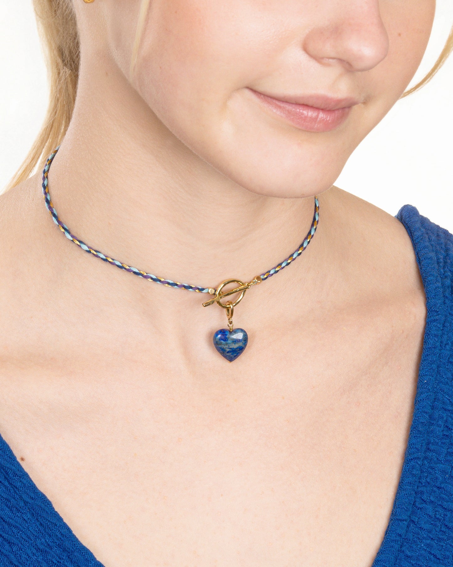 LAPIS HEART CLIP-ON CHARM