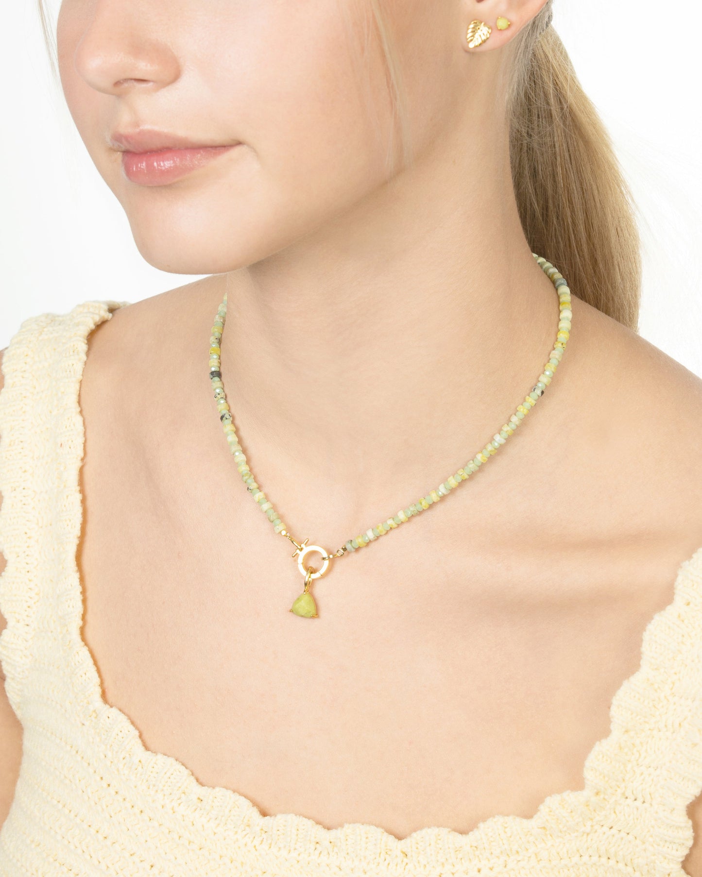 LIME JADE CLIP-ON CHARM