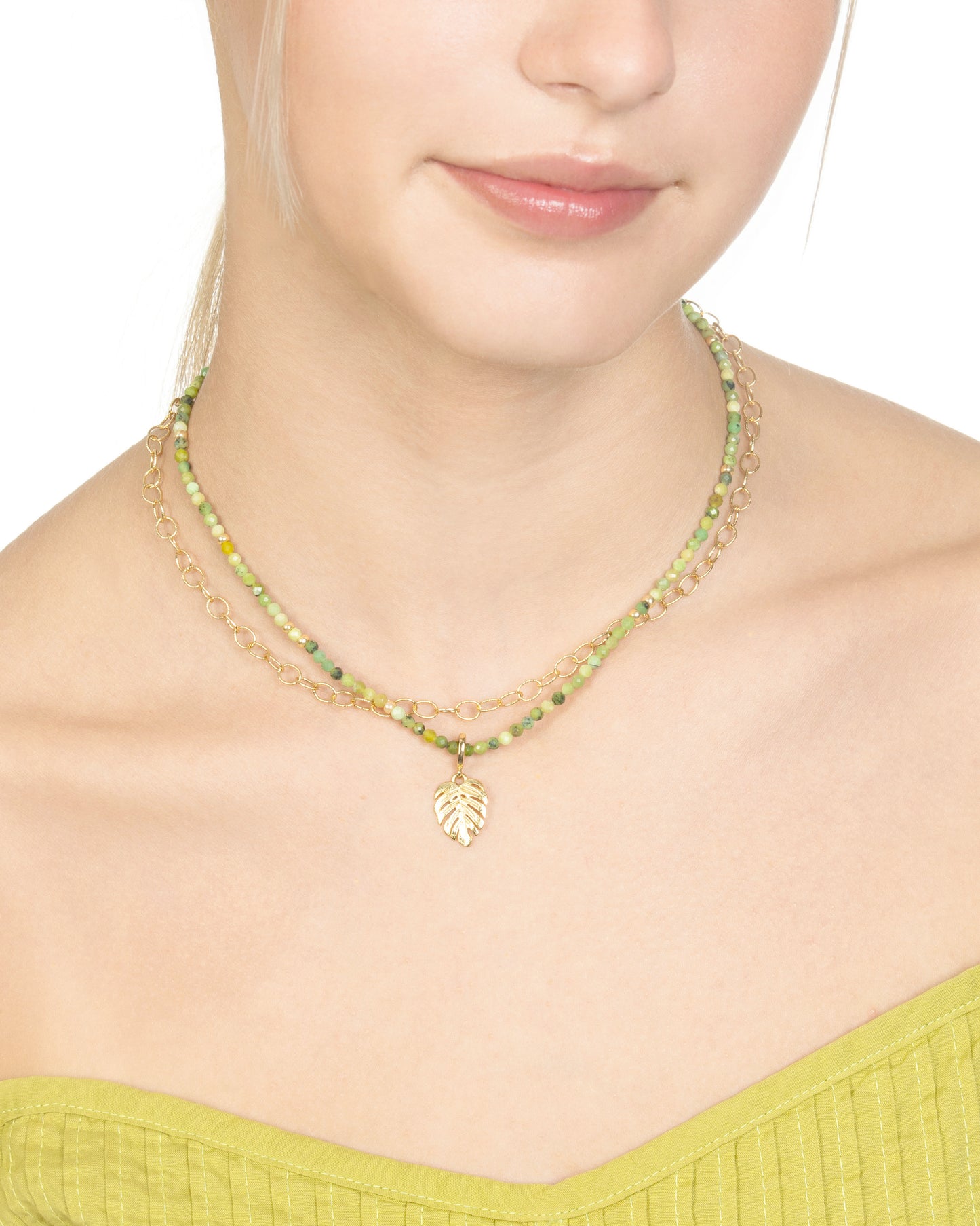 MONSTERA LEAF CLIP-ON CHARM