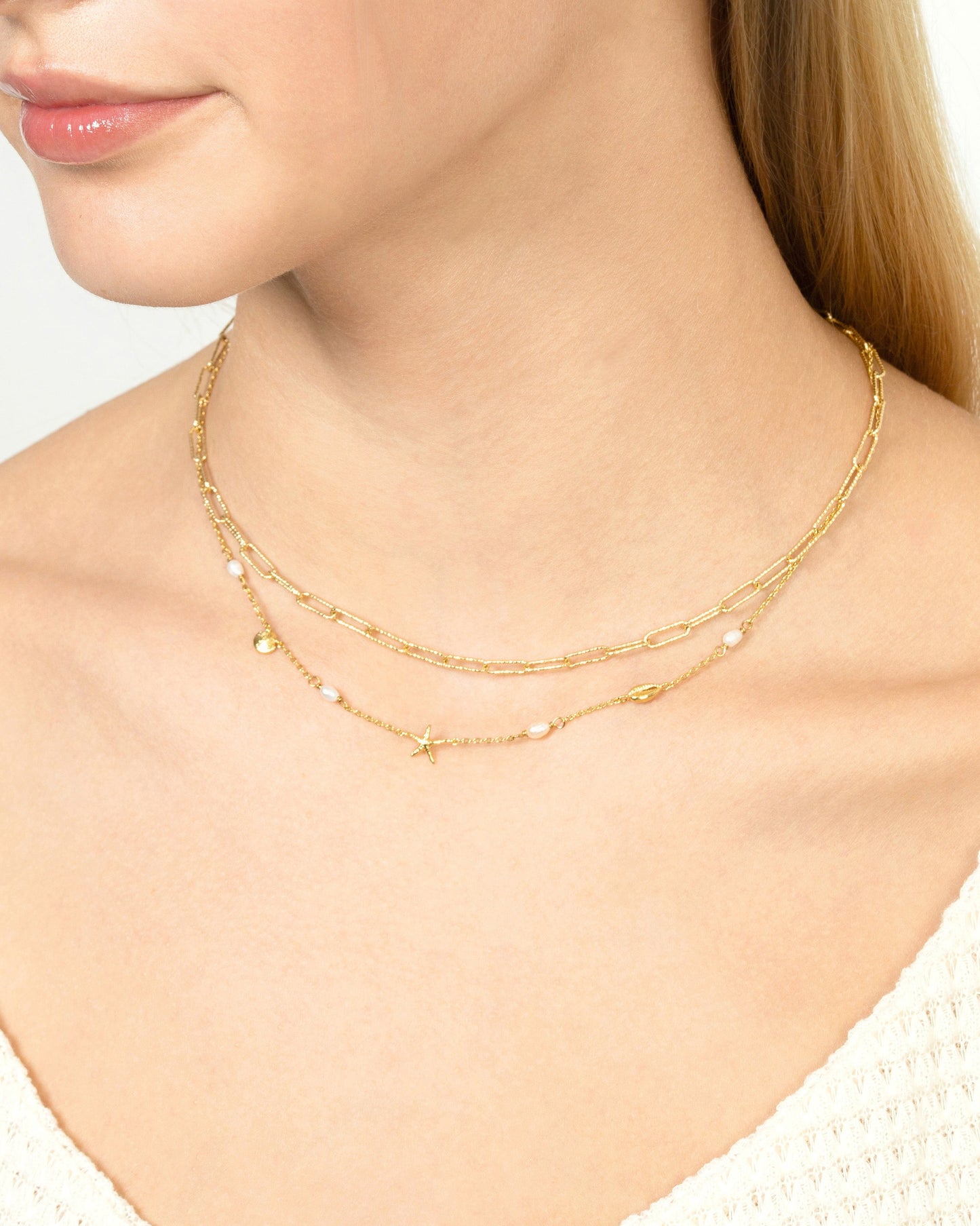 SEASIDE TREASURE CHARM NECKLACE