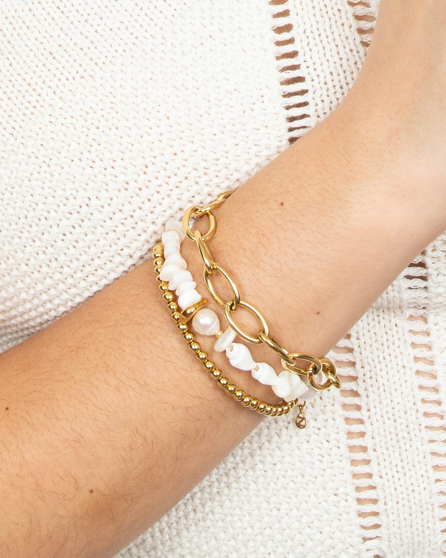 OVAL LINK CHAIN BRACELET