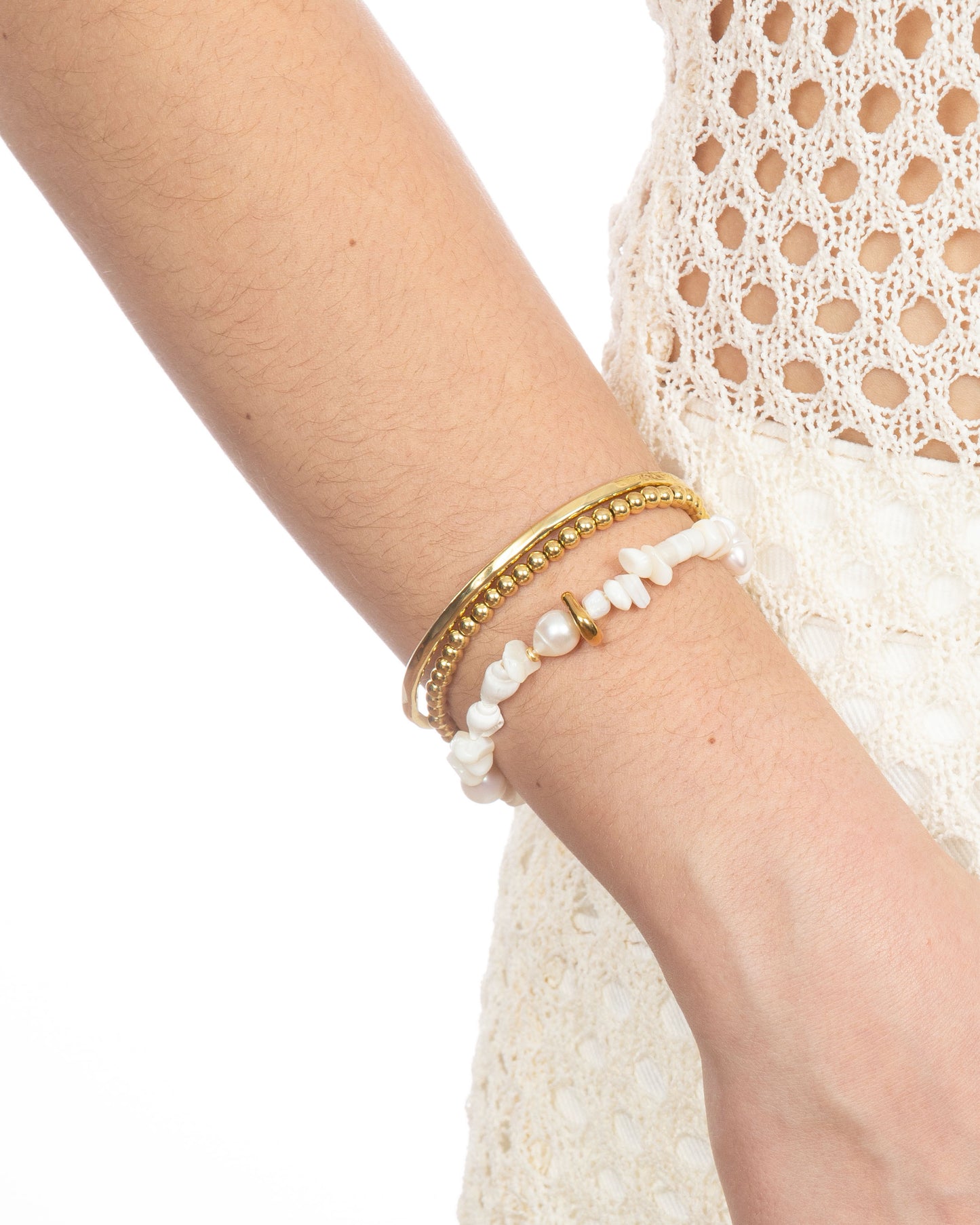 HAMMERED WIRE CUFF BRACELET
