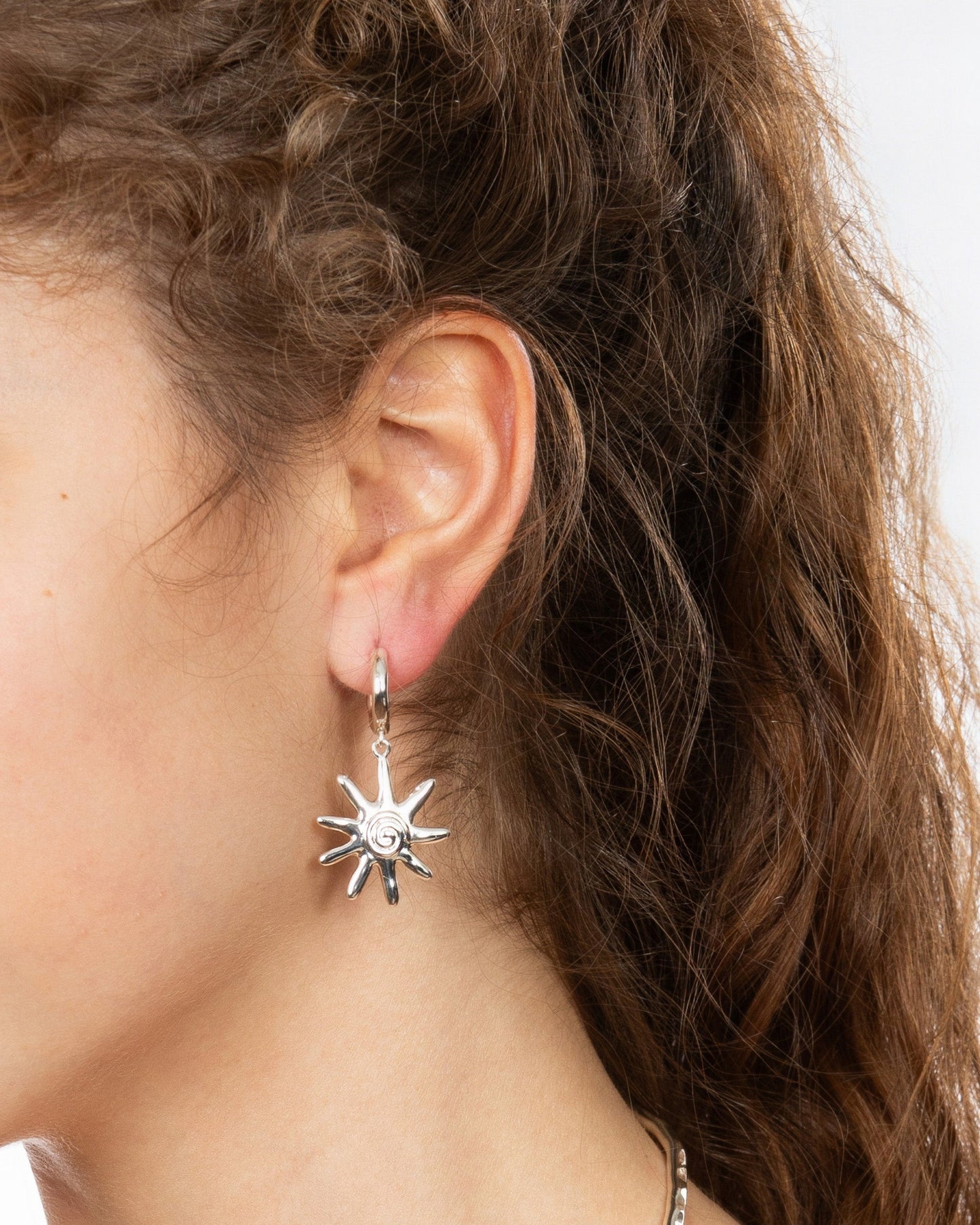 SUNRAY HUGGIE EARRINGS