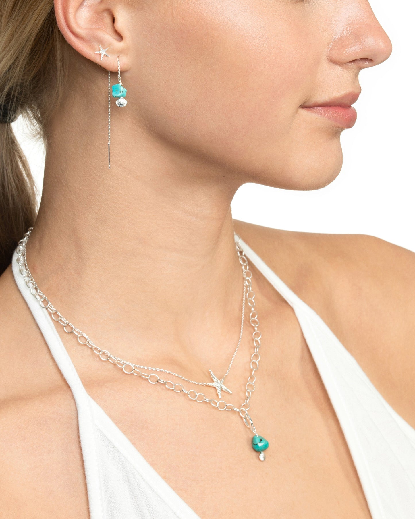 STARFISH CHARM NECKLACE