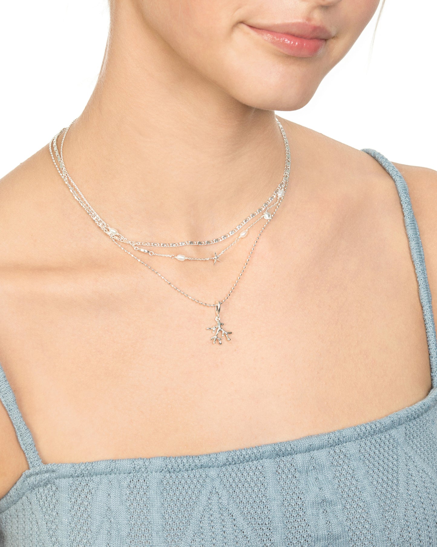 CORAL BRANCH CLIP-ON CHARM