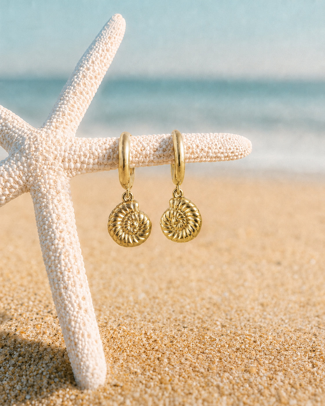 NAUTILUS HUGGIE EARRINGS